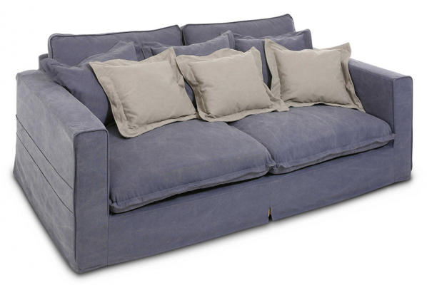Sofa 3-seater fabric sofas luxury couch big upholstery lounge 240cm