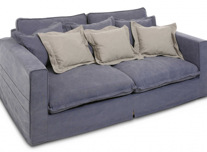 Sofa 3-seater fabric sofas luxury couch big upholstery lounge 240cm