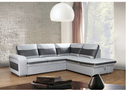 Corner sofa corner choice leather fabric upholstery textile bed box couch sofa corner