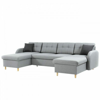 Design corner sofa with bed function, upholstered corner sofas, couches, new Prato.