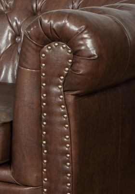 Leather sofa couch sofa set 3+2 Seater suite design sofa Chesterfield