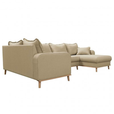 U-shape couch living landscape corner sofa modern design textile sofa