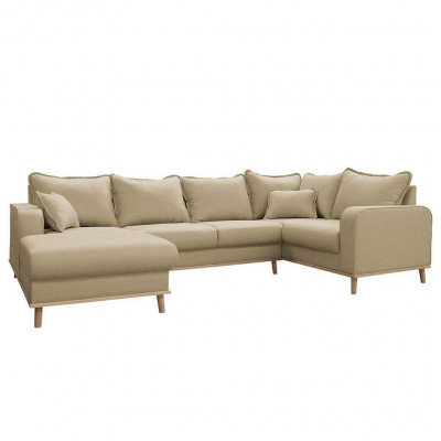 U-shape couch living landscape corner sofa modern design textile sofa
