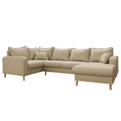 U-shape couch living landscape corner sofa modern design textile sofa
