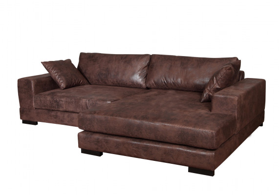 Big Sofa Couch Corner Sofa Vintage XXL Upholstered Corner Set Living Landscape