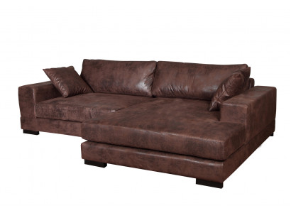 Big Sofa Couch Corner Sofa Vintage XXL Upholstered Corner Set Living Landscape