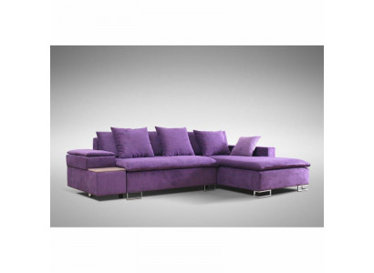 Design corner sofa L-shaped sofa with bed function couch upholstered seat corner sofas textile new