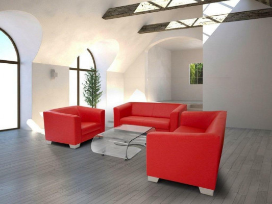 Sofa suite 3+2+1 seater set design sofas upholstery relax leather couches
