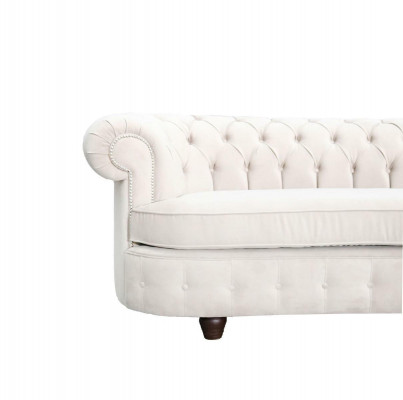 Chesterfield 3-seater designer upholstered couch sofa sofas couches textile fabric new