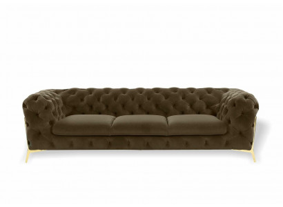 Sofa 3 seater design sofas upholstered couches leather relax chesterfield seating furniture