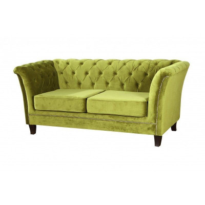 Chesterfield Sofa Bed 2-Seater Sofa Bed Function Couch Upholstered Sofas