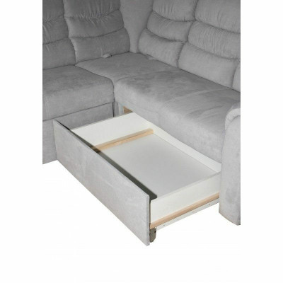 Sleeper Sofa Pull-Out Couch Fabric Corner Sofa Upholstered Corner Textile Sofas Verso