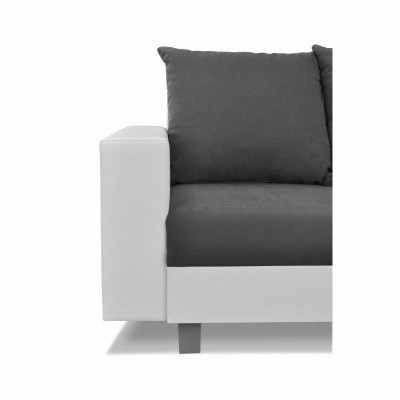 Design corner sofa L-shaped sofa bed function couch seat corner sofas textile upholstery LED