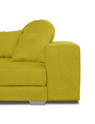 Yellow corner sofa corner couch corner suite upholstered sofa couches sofas living landscape