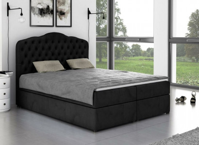 Designer bed Chesterfield hotel beds double sleep room luxury