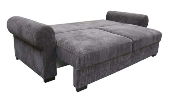 Big XXL sleeper sofa lounge living room couch 256cm bed function sofa