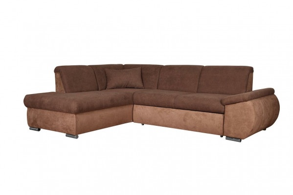 Upholstered corner sofa in L-shape fabric sofa couch design textile