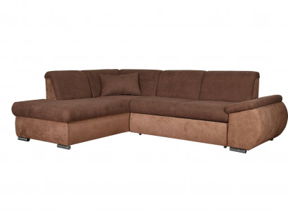 Upholstered corner sofa in L-shape fabric sofa couch design textile