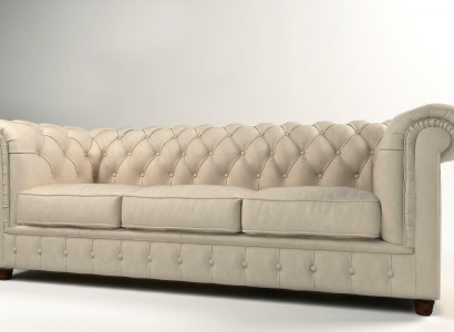 Design Chesterfield Sofa Couch Upholstered Sofas Couches Seating Set Leather