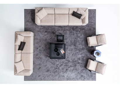 Modern Sofa Set Five-Seater Three-Seater Corner Sofa Set Fabric Suite