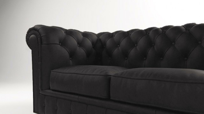 Designer Sofa 3-Seater Chesterfield Couch Upholstered Sofas Three-Seater Couches Seating