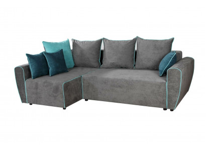 Big Sofa Couch Corner Sofa Bed XXL Upholstery Corner Set Fabric Living Landscape