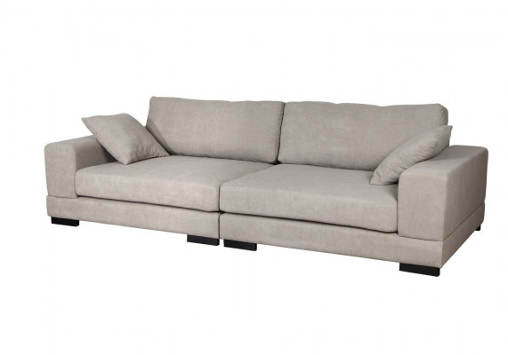 Sofa 4-seater fabric sofas luxury designer couch big upholstered lounge 274cm