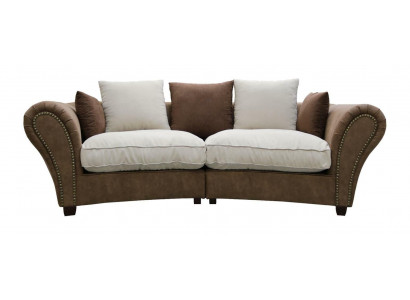 Sofa 4-seater fabric sofas luxury couch big padding lounge 265cm