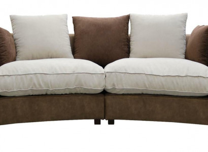 Sofa 4-seater fabric sofas luxury couch big padding lounge 265cm
