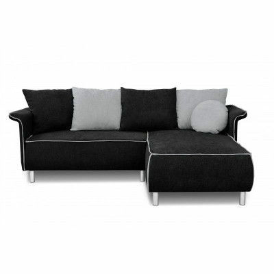 Design corner sofa with bed function, upholstered corner sofas, sleeper sofa bed.
