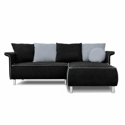 Design corner sofa with bed function, upholstered corner sofas, sleeper sofa bed.