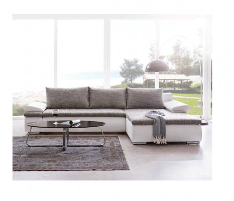 Design corner sofa sleeper sofa bed function couch leather textile upholstery sofas fabric