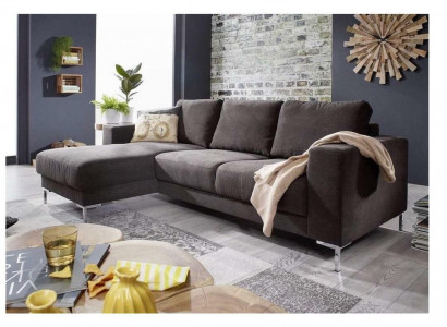 Living landscape L-shaped corner sofa couch design upholstery textile suite sofa