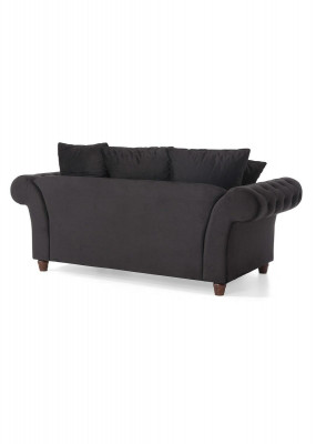 Design Sofa 2-Seater Chesterfield Fabric Couch Sofa Upholstery Sofas Two-Seater New