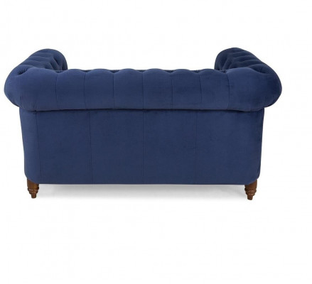 Designer sofa 3-seater Chesterfield couch upholstery sofas seating three-seater textile
