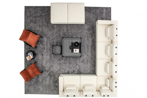 L-shaped sofa set designer upholstered sofa design armchair upholstered furniture corner sofa