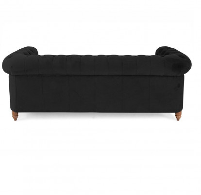 Chesterfield 3-seater couch fabric sofa elegant design classic furniture new