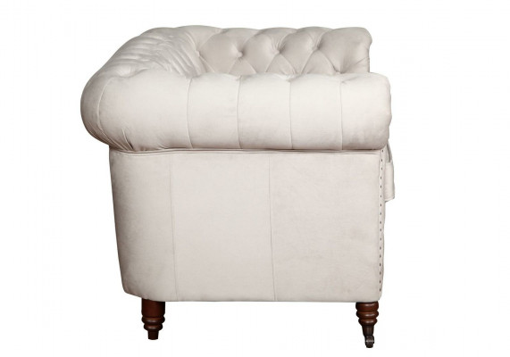 Chesterfield 3-seater sofa leather couch upholstered seating suite three-seater new