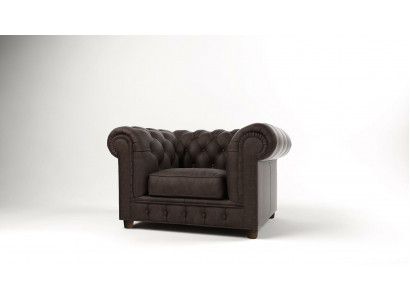 Chair, TV Seat, Club Lounge, Textile, Leather, Noble Design Chesterfield
