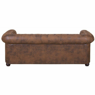 Chesterfield York Gobi 3 Seater Leather Couch Upholstered Sofas Couches New