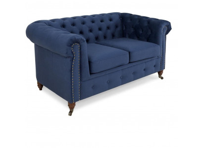 Designer 2-seater fabric sofas couches new Chesterfield couch upholstery
