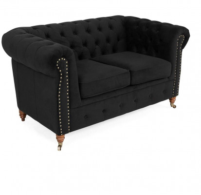 Sofa 2-seater design sofas upholstery couches textile relax modern two-seater new