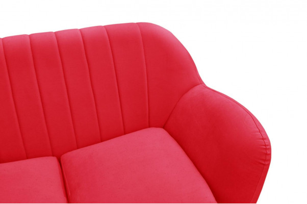 Three-seater couch upholstery design sofa 3-seater sofas room red luxury couches