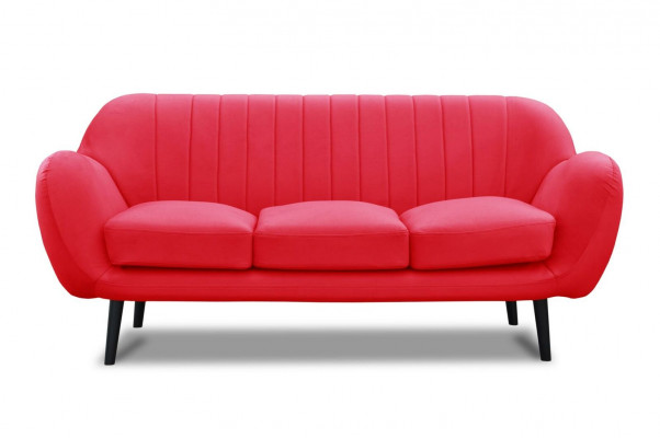 Three-seater couch upholstery design sofa 3-seater sofas room red luxury couches