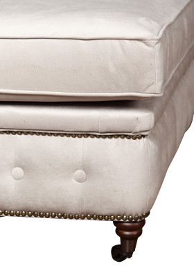 2-seater Chesterfield Sofa Fabric Upholstered Elegant Design Furniture