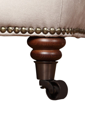 2-seater Chesterfield Sofa Fabric Upholstered Elegant Design Furniture