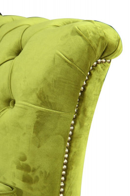 Chesterfield Armchair Couch Upholstery 1-Seater Velvet Design Couches Deco Sofas