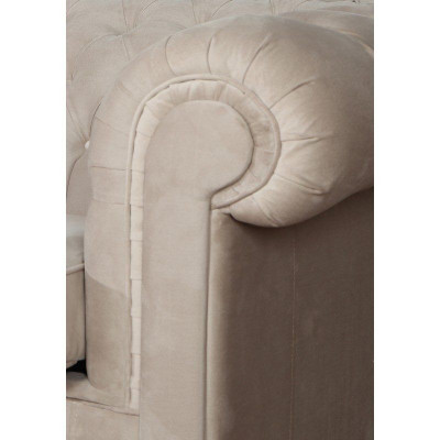 Chesterfield 1 Seater TV Armchair Club Lounge Recliner Textile Leather Sofas