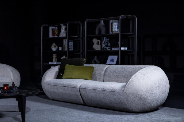 Luxurious lounge furniture sofa set five-seater three-seater armchair set modern