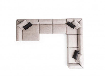 Luxury U-Shaped Corner Sofa Living Room Set Modern Living Room Upholstered Sofa New